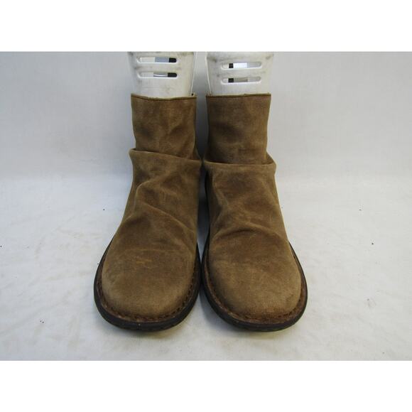 Clarks Womens Sz 7 M Brown Suede Zip Ankle Fashion Boots Bootie - Picture 5 of 11